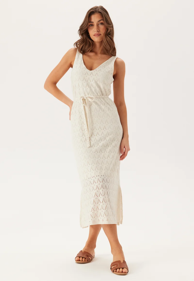 Viamalina V-neck S/L MIDI DRES