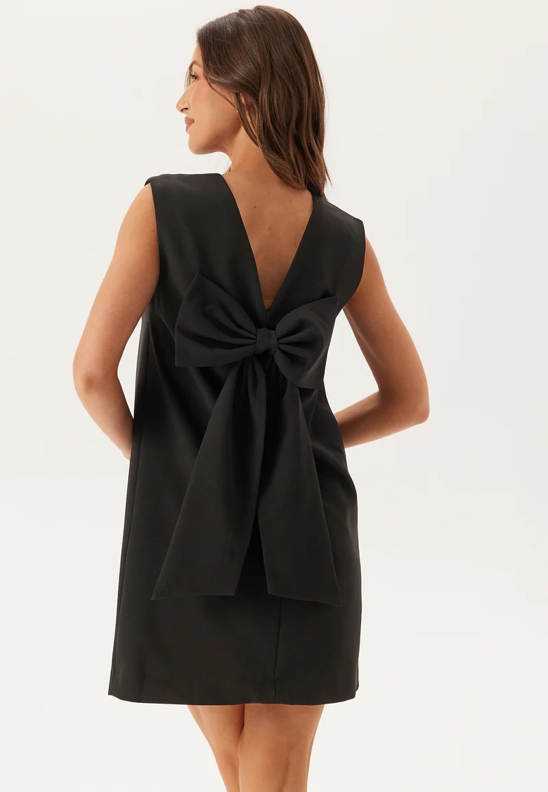 Vigery O-neck S/L SHORT DRESS