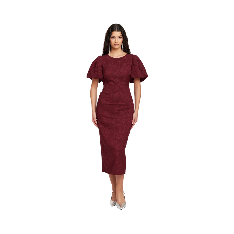 Liz Long Dress - Burgundy