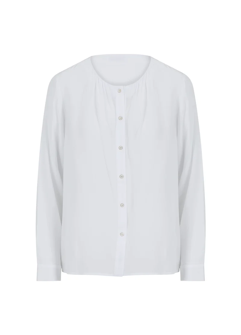 SKJORTA MED RYNKOR - White