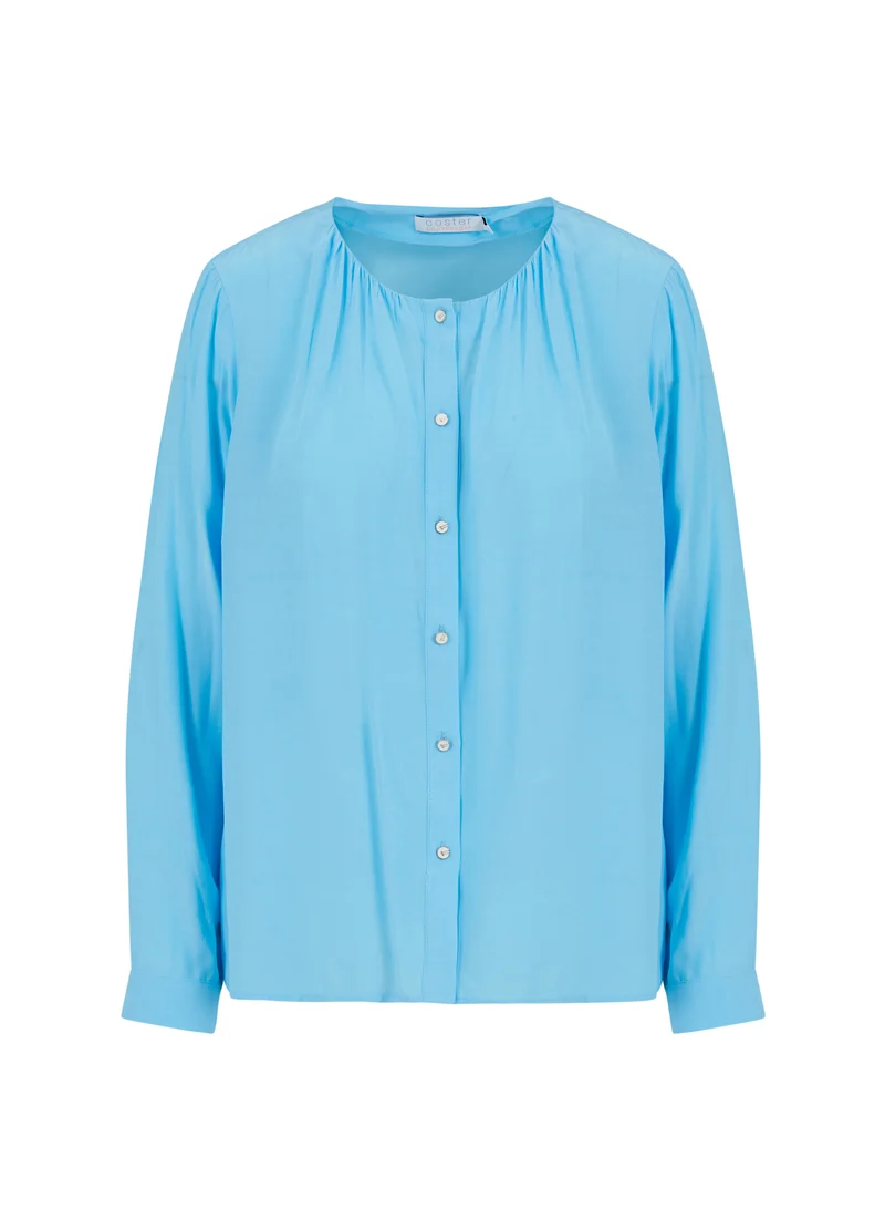 SKJORTA MED RYNKOR - Coastal blue