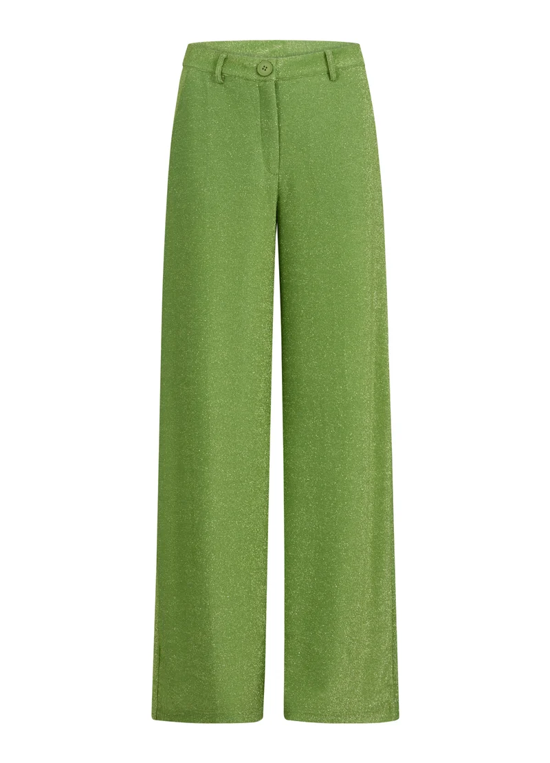 SKIMRANDE BYXOR M. PRESSVECK - PETRA FIT - Shimmer green