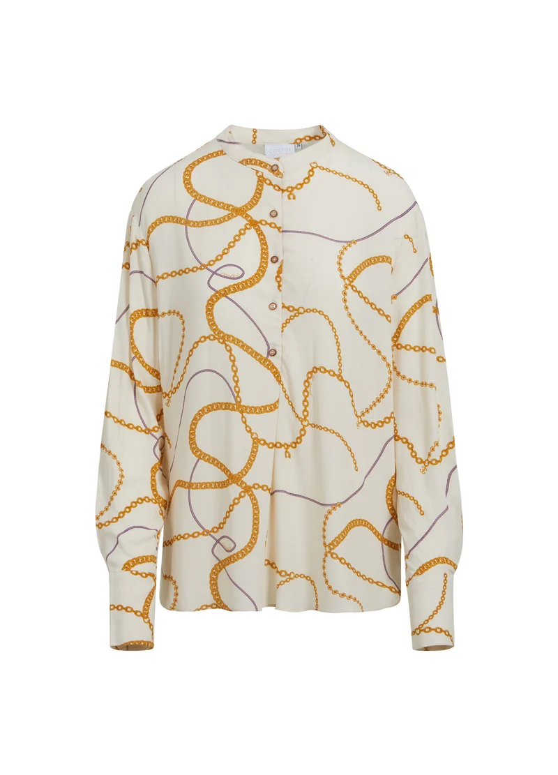 SKJORTA M. KEDJE-TRYCK - Chain print