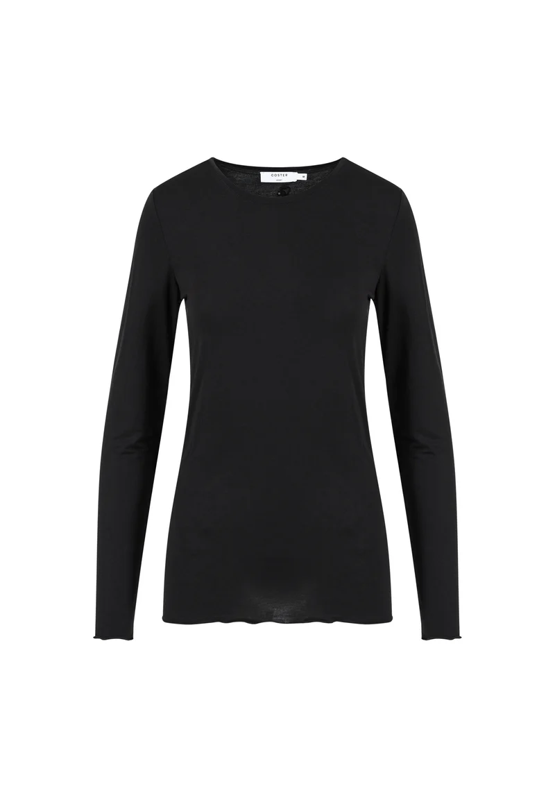 HEART LÅNGÄRMAD TOPP - Black