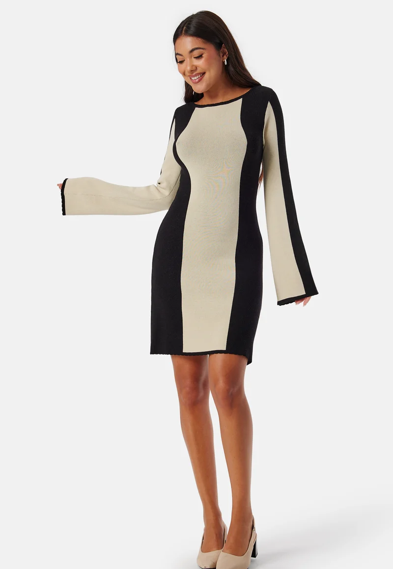 Long Sleeve Knitted Dress