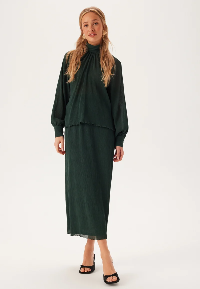 Structured Maxi Skirt