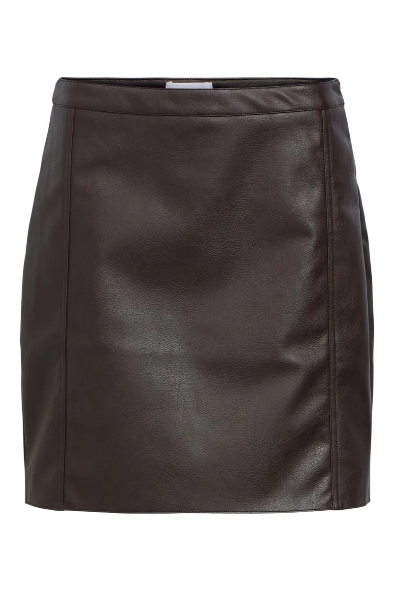 Object - Objliva Short Skirt 147 Nd - 5156384 Seal Brown