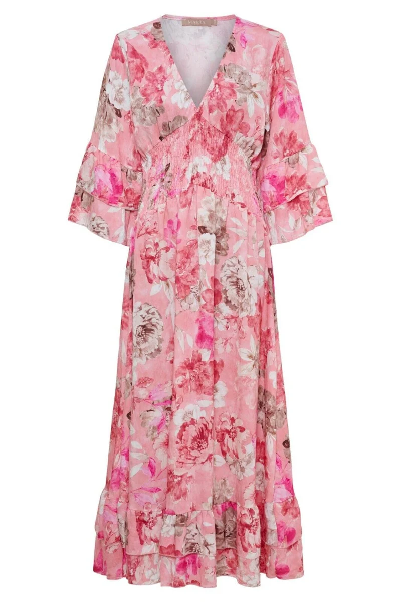 Marta Du Chateau - Mdcpetronella Dress 5234 - Rose1392tpa