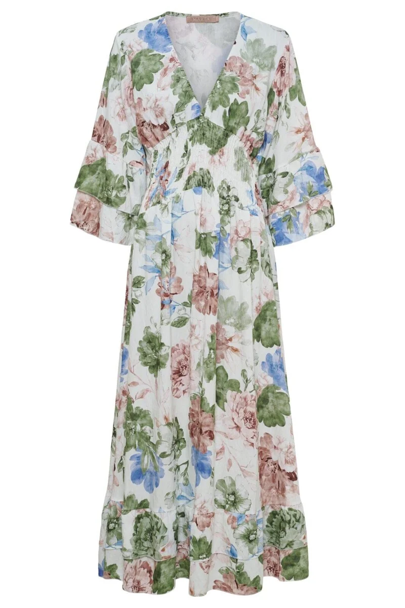 Marta Du Chateau - Mdcpetronella Dress 5234 - Cream1392tpa