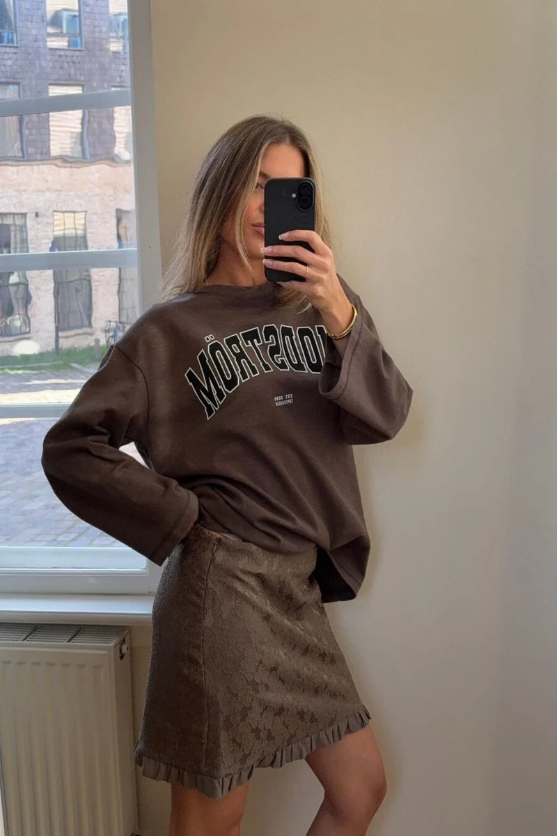 Modström - Briannamd Skirt 59180 - 5584 - Chocolate Chip