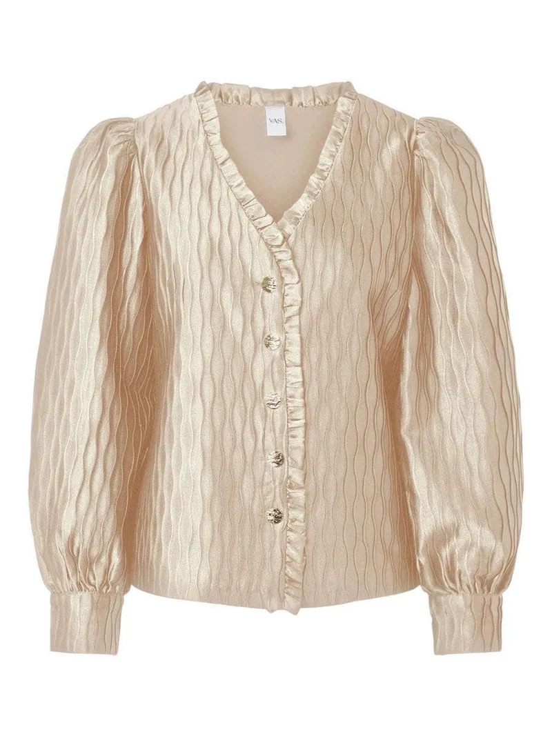 YASRipple LS V-Neck Shirt