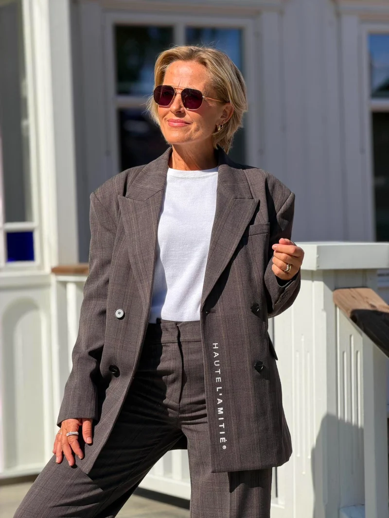 Waist Fit Check Blazer