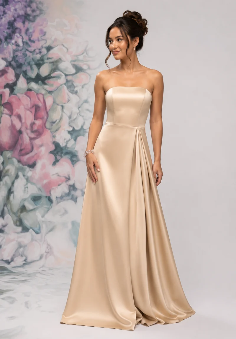 Aftonklänning / Balklänning MoriLee 3030014 champagne