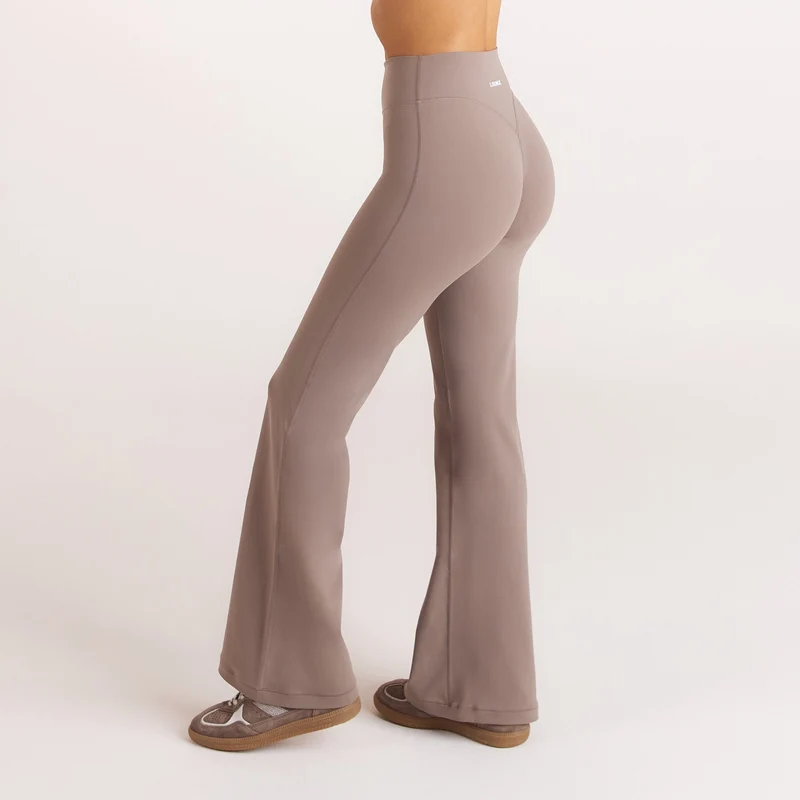 ContourSoft™ utsvängda Leggings - Svampfärgad