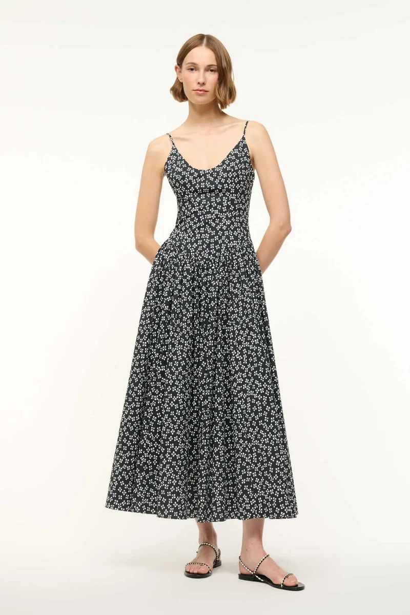 Dena dress black floral