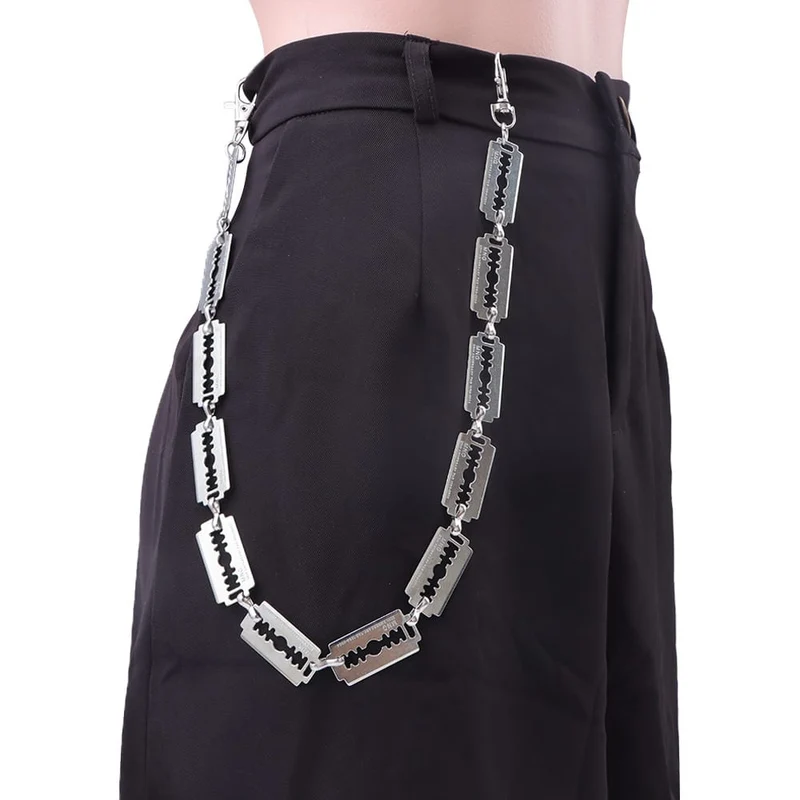 Unisex Punk Dekorativ Rakblad Midjekedja