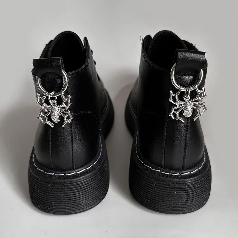Unisex Punk Spindel Skoberlocker Skotillbehör