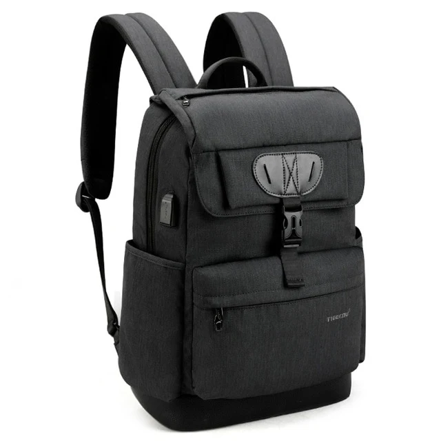 Tigernu Fashion Women Red USB Recharging School Bag Backpack for Teenagers Girls Anti theft Female Male Mochila 15.6 Laptop Bag