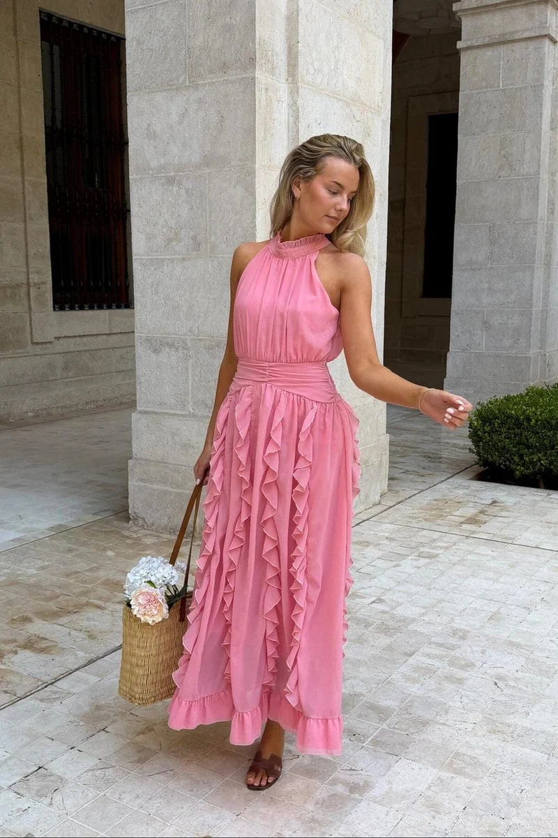 BYIC - Tianaic Maxi Dress A25246 - Dusty Rose