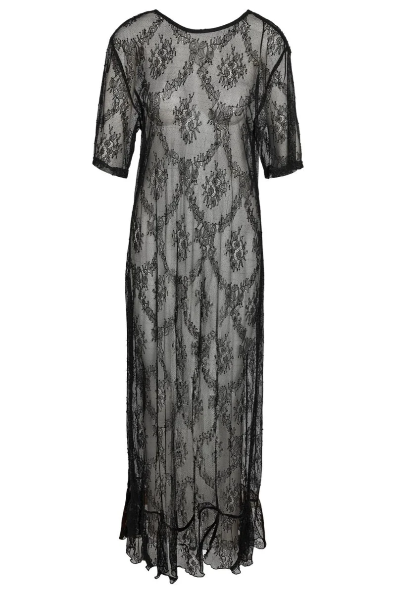 Noisy May - Nmlucia S/S Long Dress - 4980146 Black