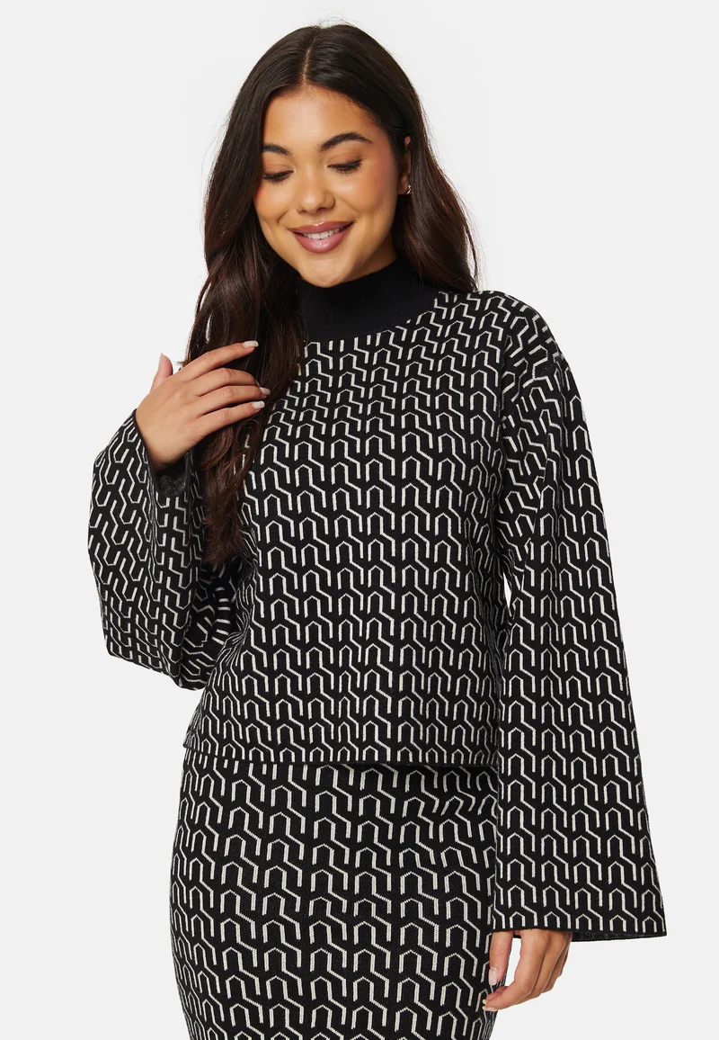 Gold Needle Art LS Wide High Neck Pull