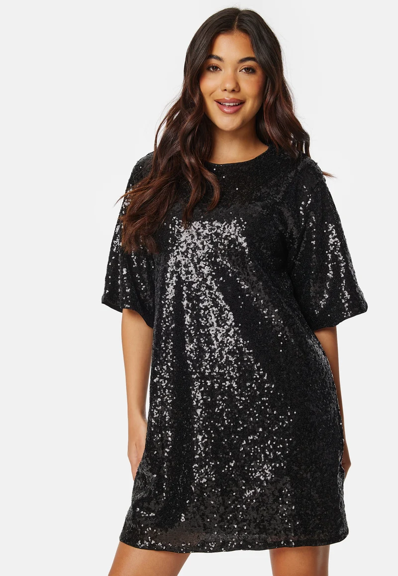 Karina 2/4 Sequin Short Dress