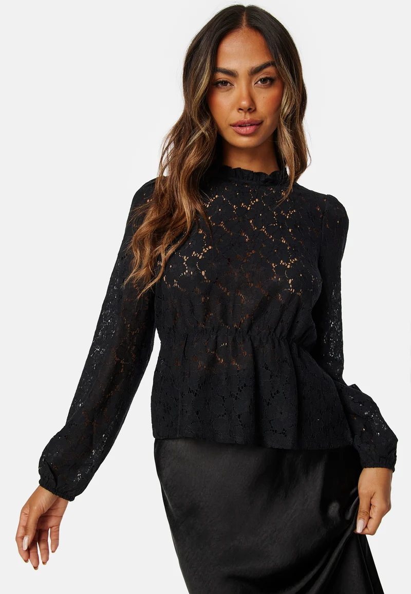 Janessa LS Lace Top