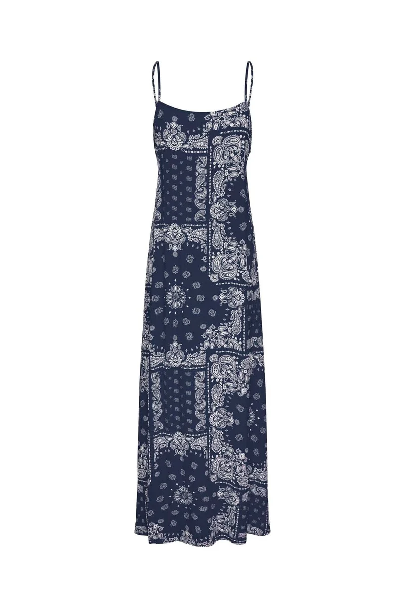 Only - Onlambel Strap Long Band Dress - 5065452 Naval Academy Navy Bandana