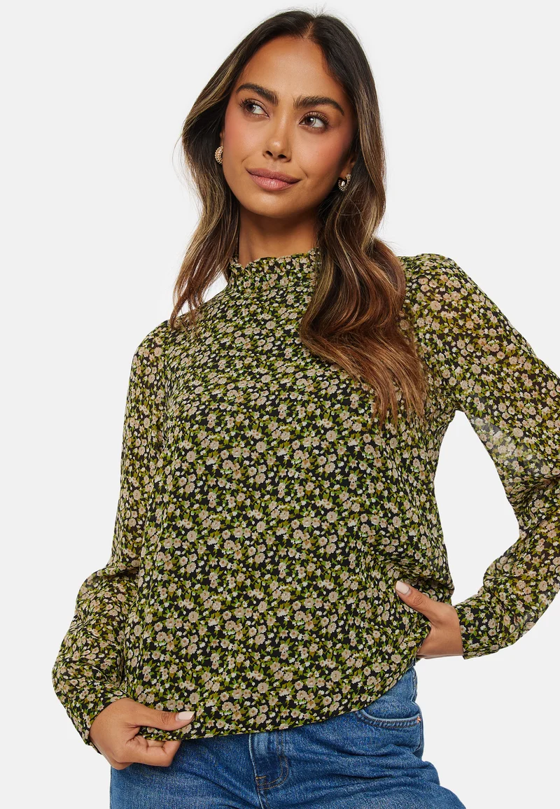 Holly Vica LS Frill Top