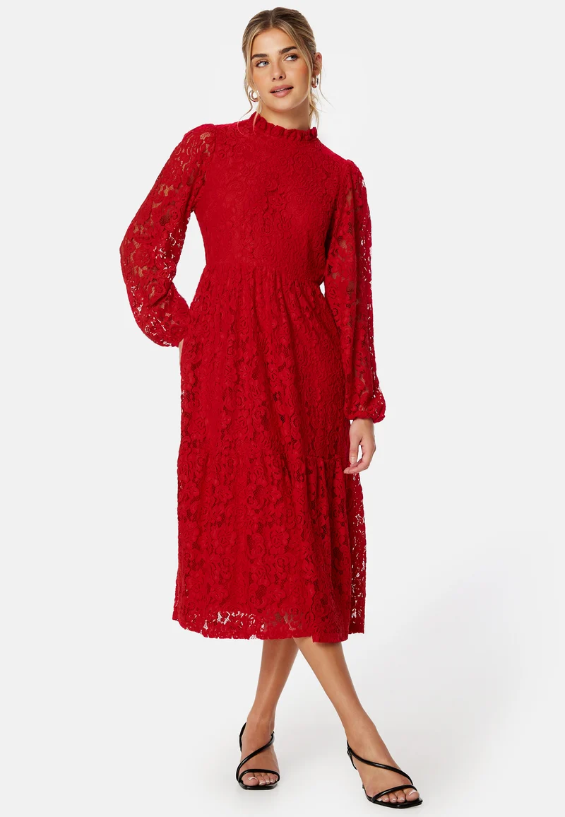Blanca Midi Lace Dress