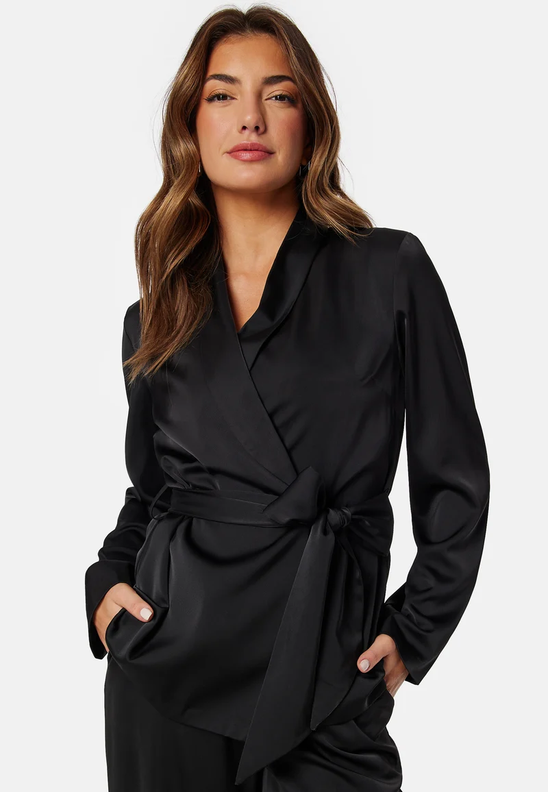 Pilar Soft Satin Blazer