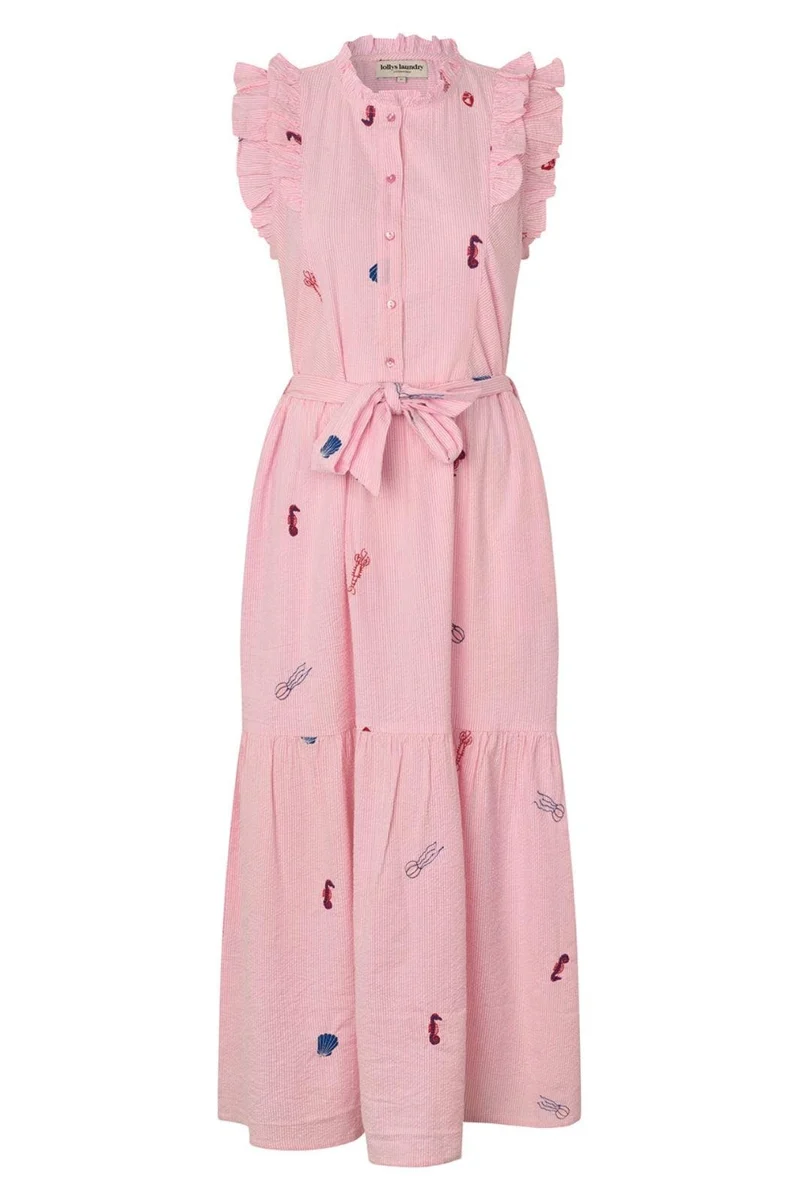 Lollys Laundry - Harrietll Maxi Dress Sl EX00008-3002 - 84 Light Pink