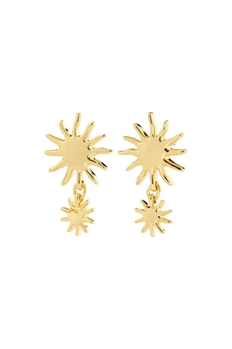Pilgrim - Lyricus Earrings Gold-plated 262622023 - Gold Plated