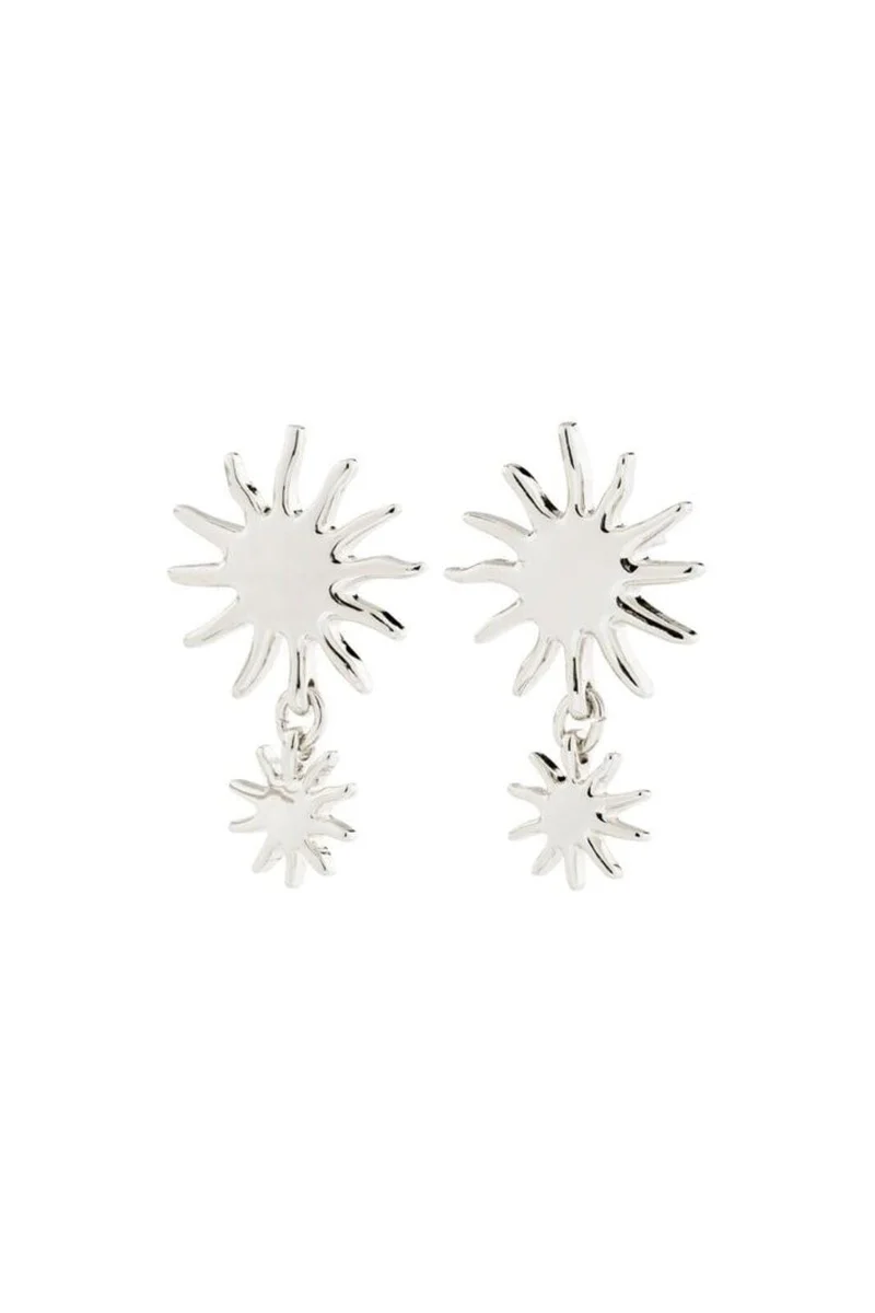 Pilgrim - Lyricus Earrings Silver-plated 262626023 - Silver Plated