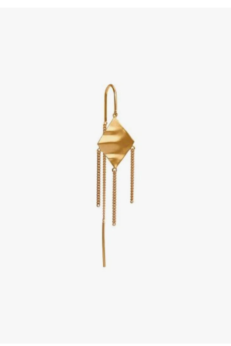 Stine A - Windy Viola With Chains Earring - 1417-02-S