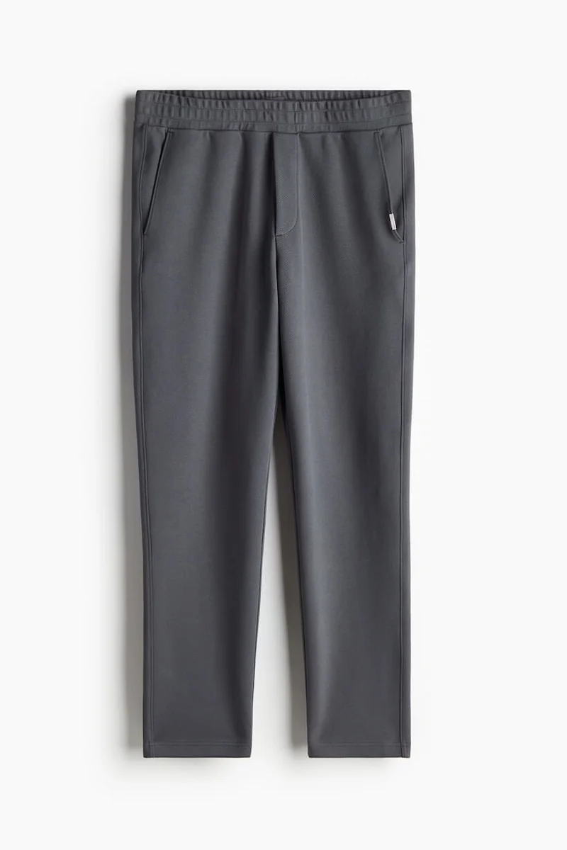 Slim fit twill joggers