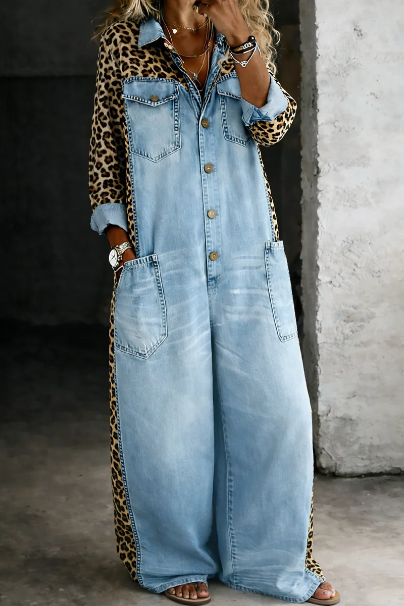 Amanda | Skjortjumpsuit i Ett Stycke