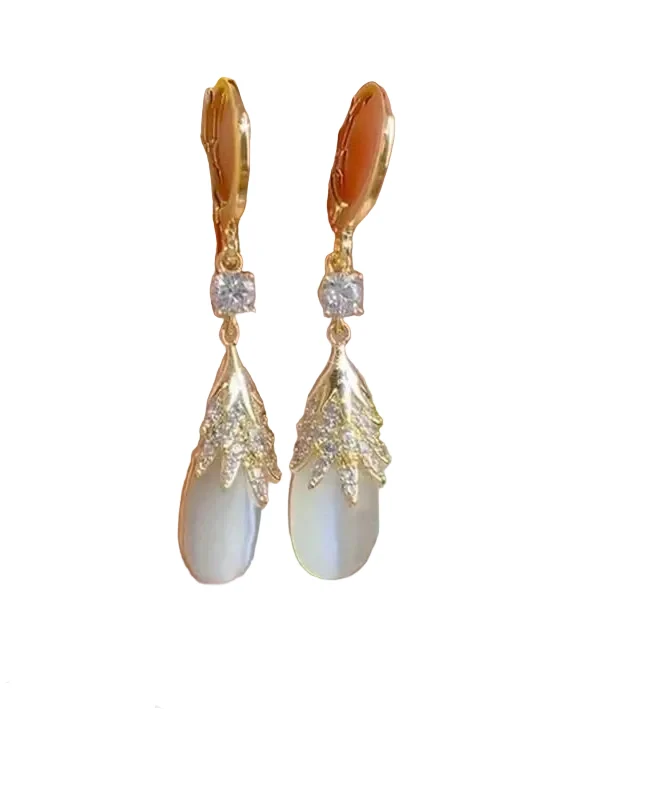 Damörhängen med Cat's Eye och Zircon Detaljer