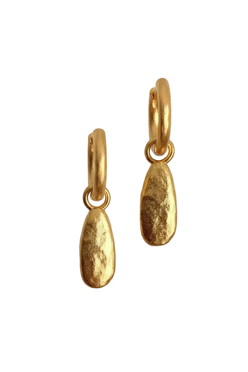 Damörhängen Vattendroppe Stilren Guld Design