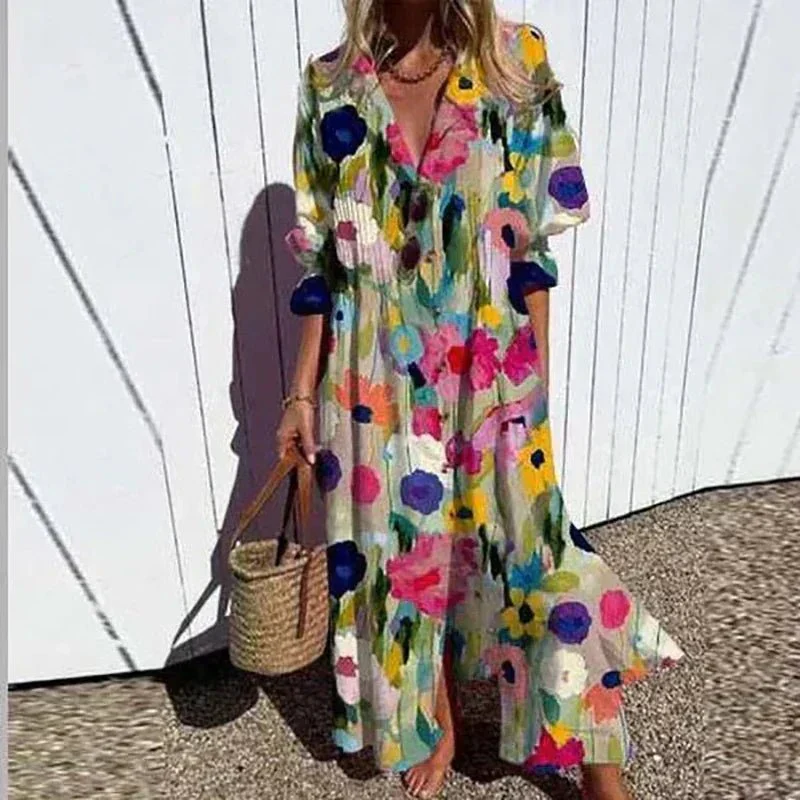 Aikaterini | Boho-klänning Beachcomber