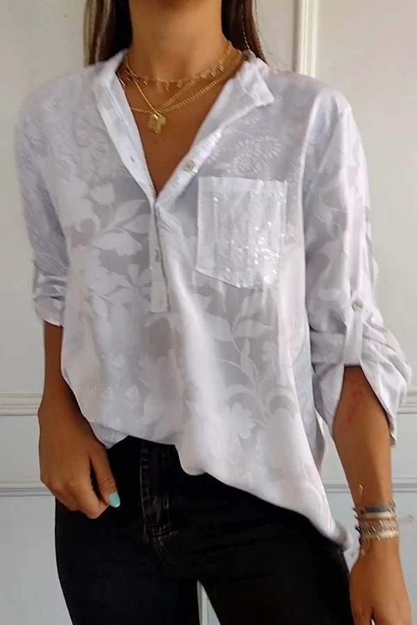 Pauline | Elegant topp med paljetter