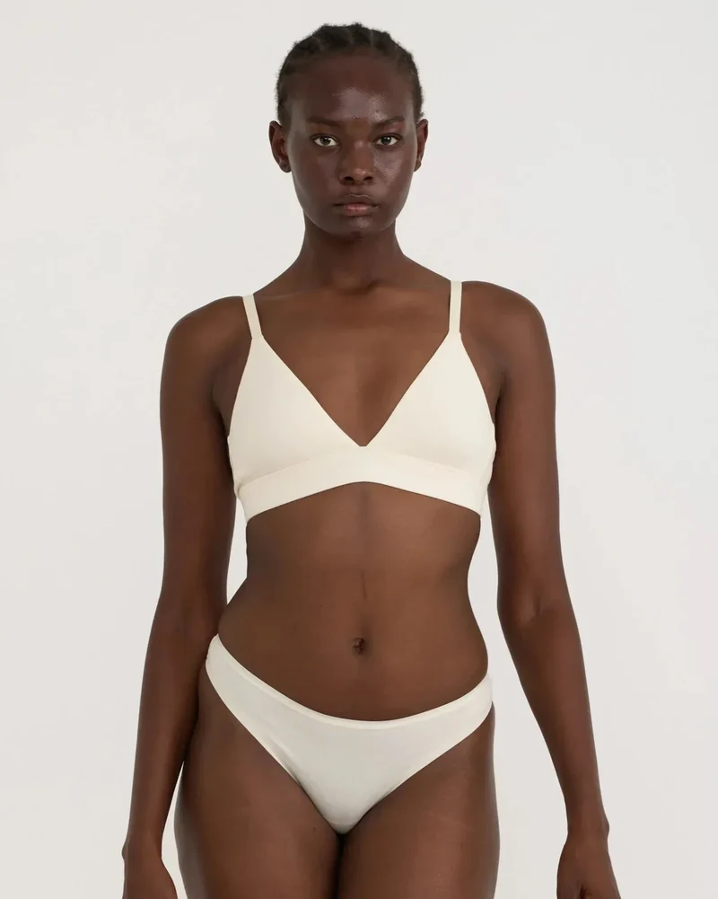 Core triangle bralette