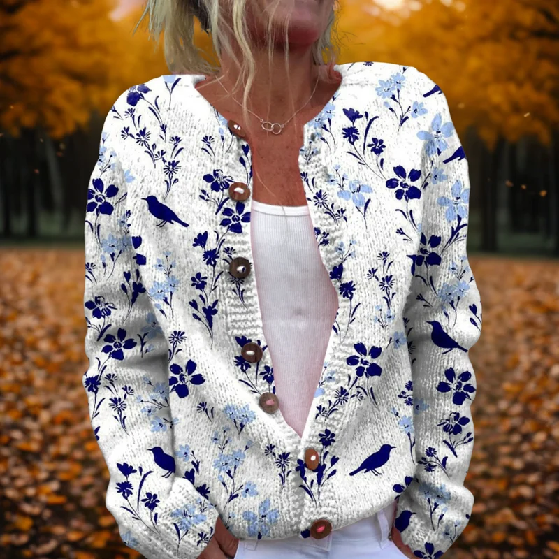 Maylee | Kofta Med Vintageblommor