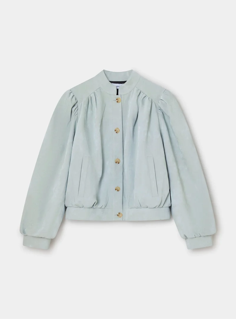 ROBY LIGHT BLUE BOMBER JACKET