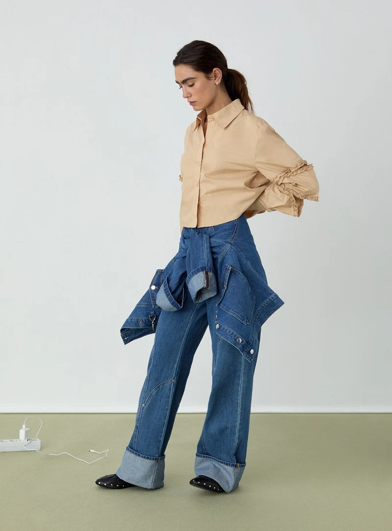 MUNA SAND CUT-OUT SHIRT