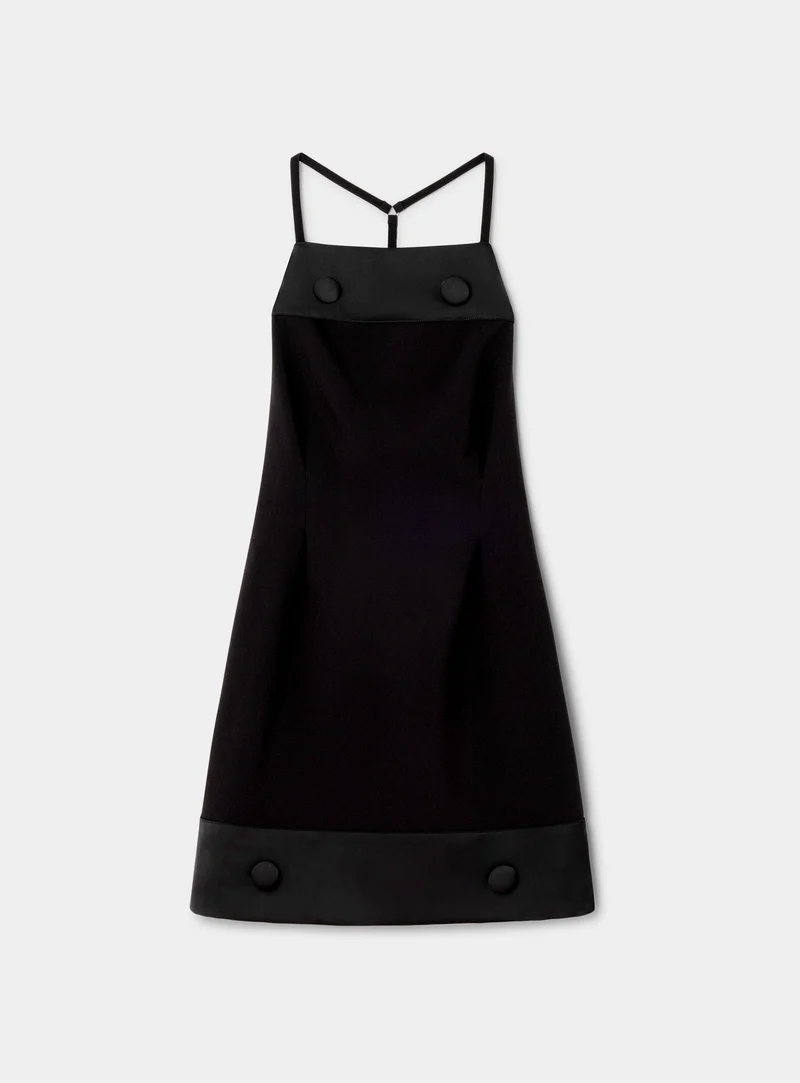 CALINA BLACK SHORT DRESS