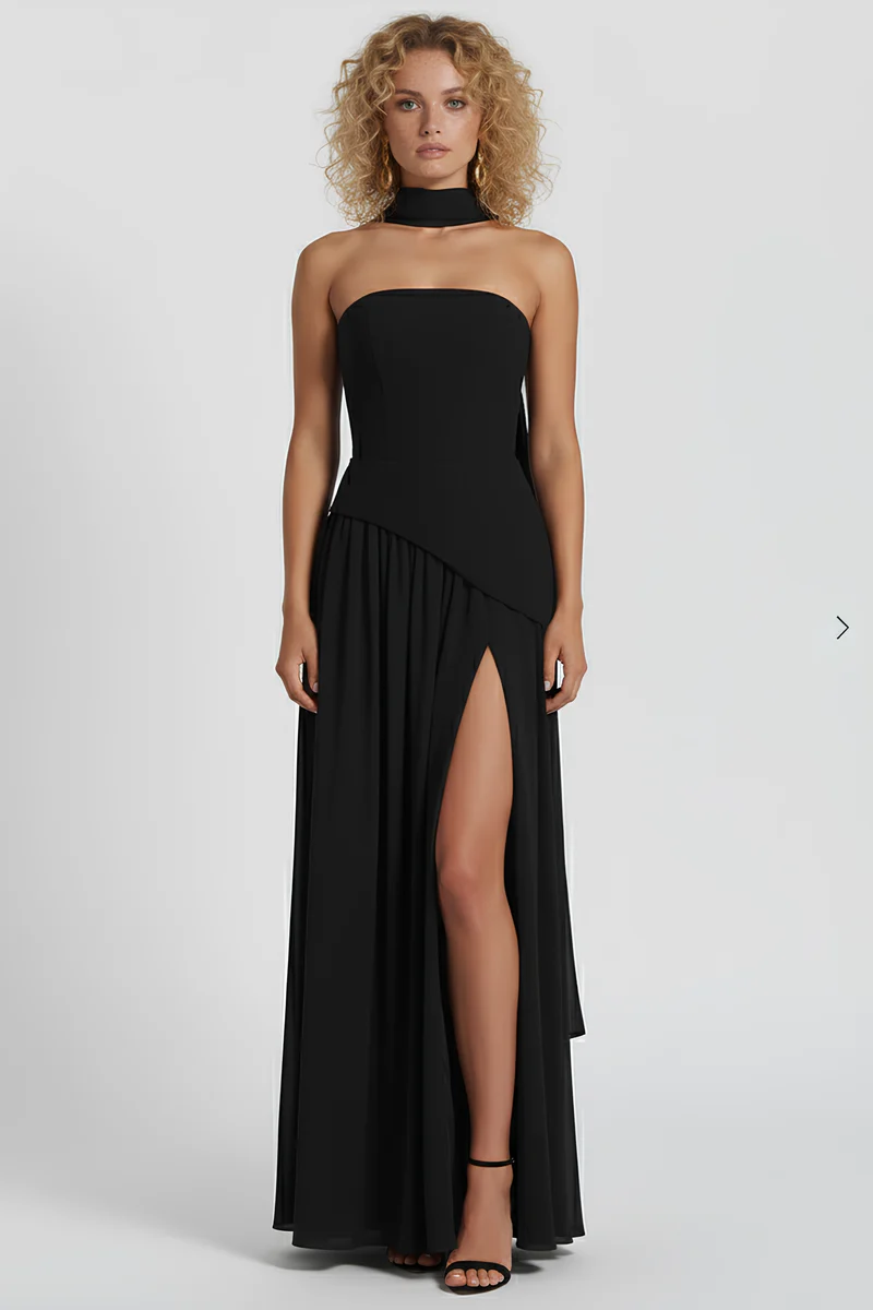 Olivia | Elegant Asymmetrisk Klänning för Damer