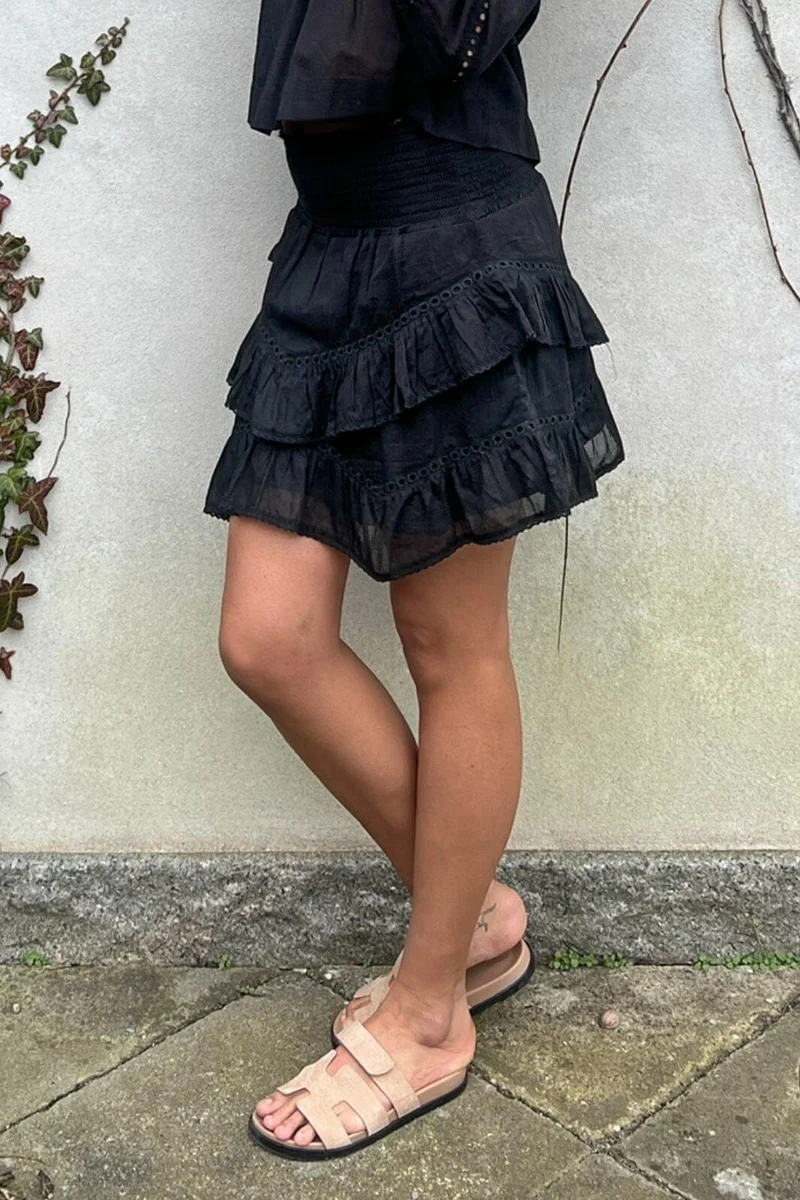 Neo Noir - Ricki S Voile Skirt - Black