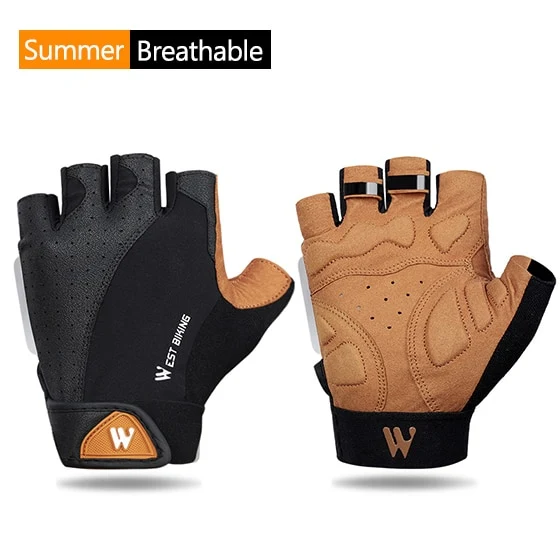 WEST BIKING Sports Cycling Gloves Touch Screen Men Women Gloves Winter Windproof MTB Bicycle Motorcycle Ski Snow Fitness Gloves