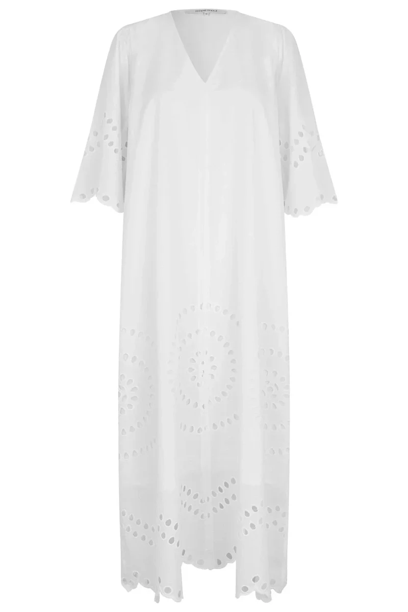 Second Female - Meryl Dress 60607 - 1001 White